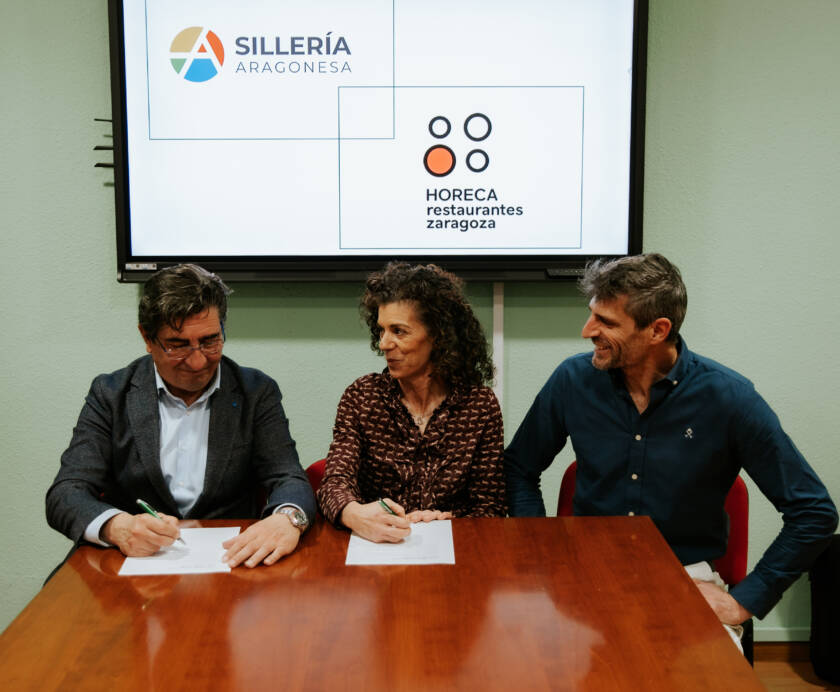 Sillería Aragonesa se suma al Club HORECA tras la firma del acuerdo con Horeca Restaurantes Zaragoza.