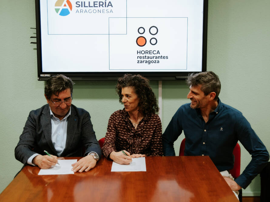 Sillería Aragonesa se suma al Club HORECA tras la firma del acuerdo con Horeca Restaurantes Zaragoza.